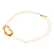 CAMILLE Necklace - Gold & Pearls