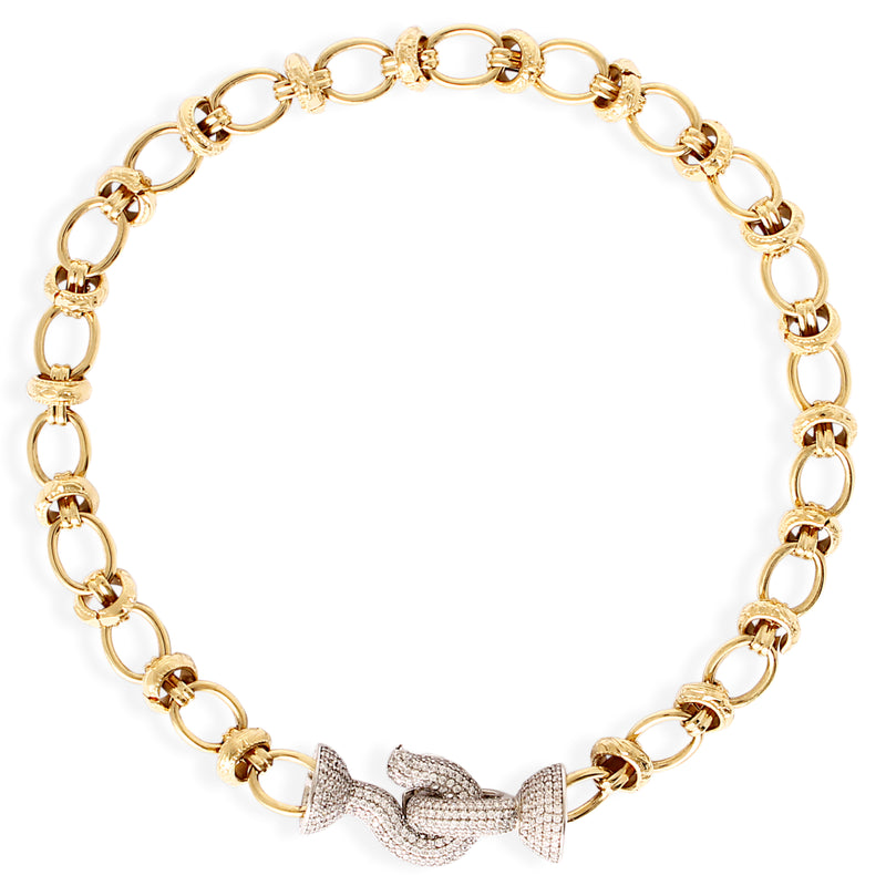 CHIARA Necklace - Gold with Silver
