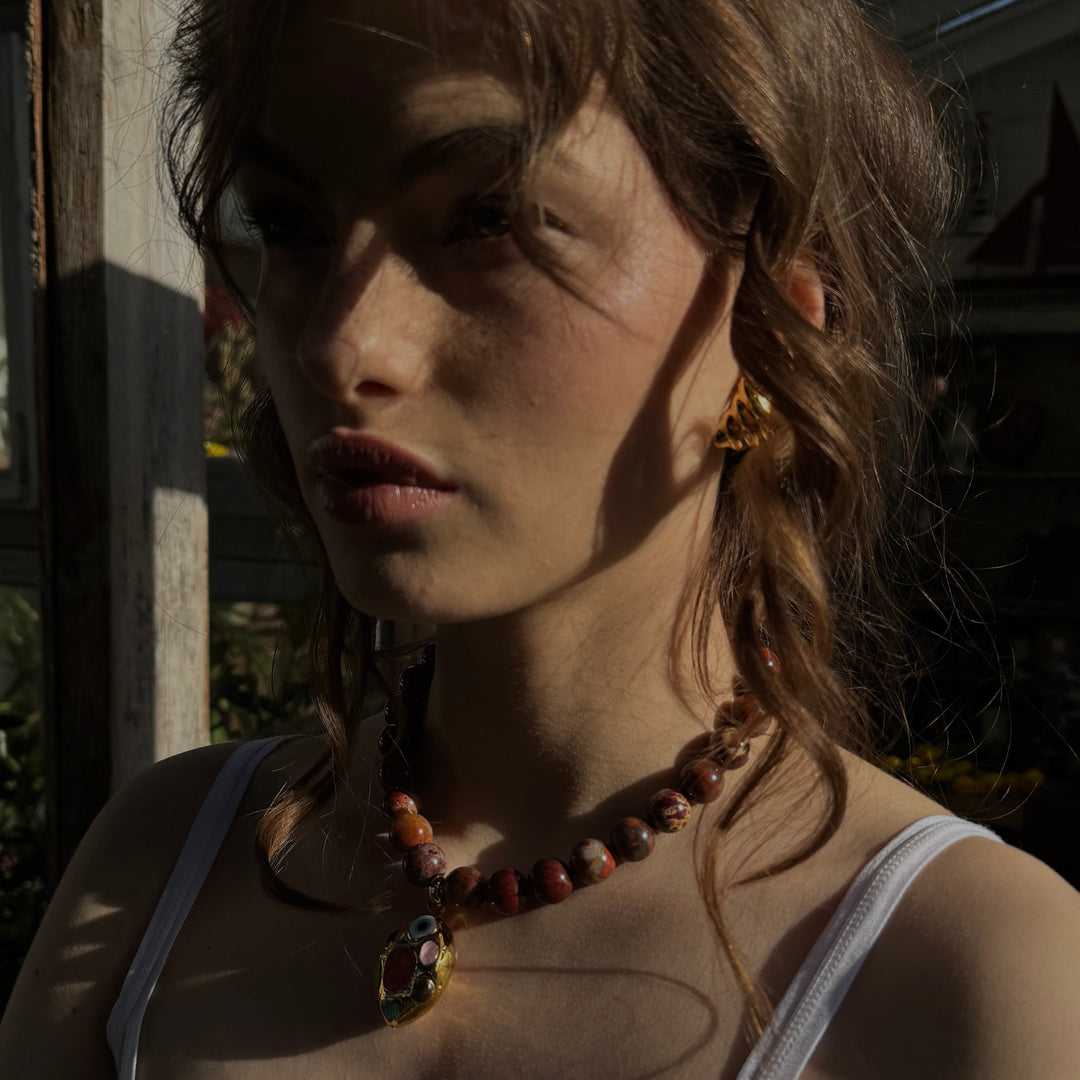 JUNO Necklace - Jasper