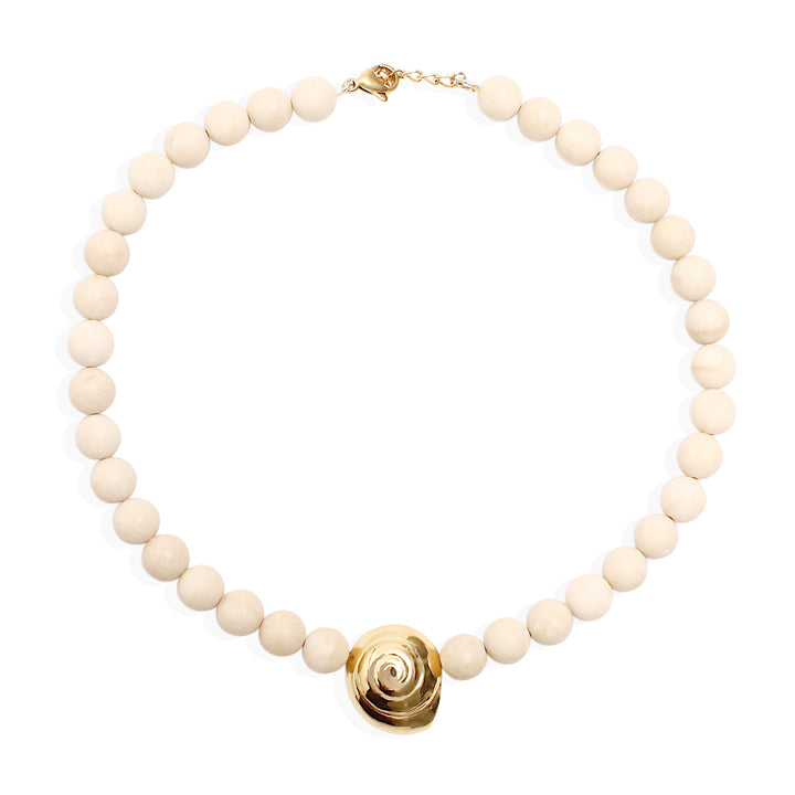 SYBILL Necklace - Stone and Gold