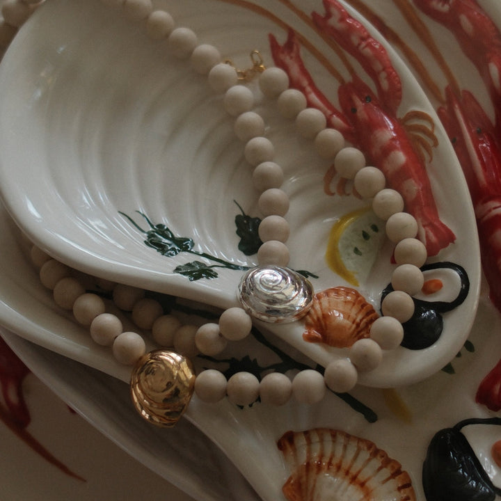 SYBILL Necklace - Stone and Silver