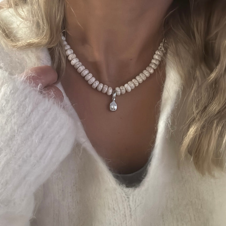 ASTRID Necklace - Magnesite and Silver