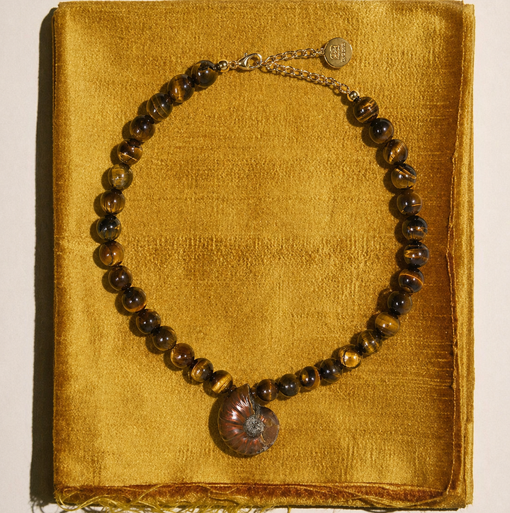 ELISE Necklace - Tiger's eye