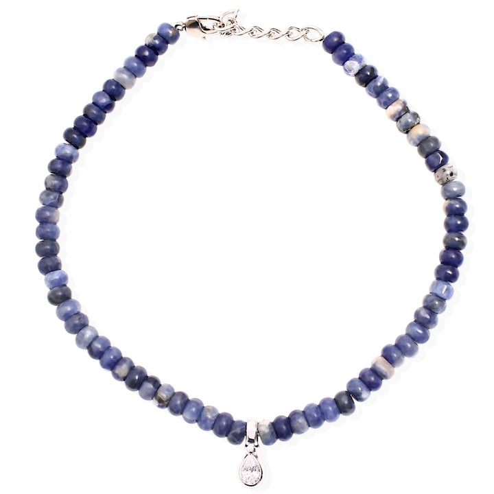 ASTRID Necklace - Blue Sodalie and Silver