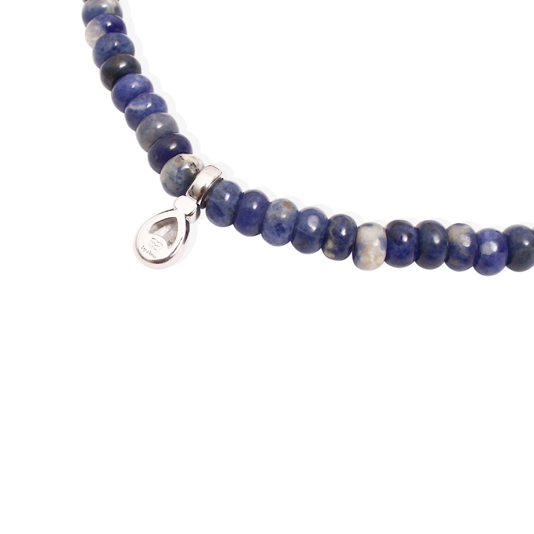 ASTRID Necklace - Blue Sodalie and Silver
