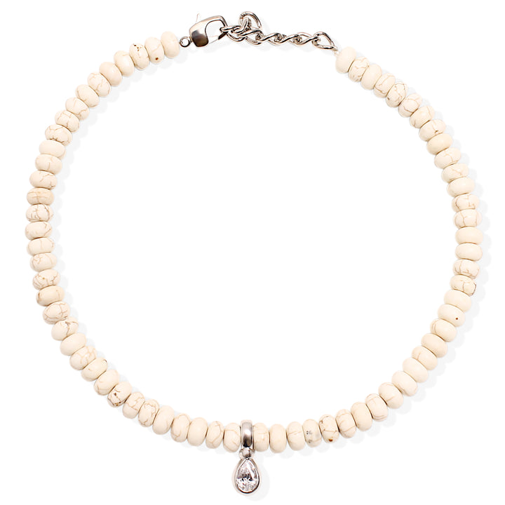 ASTRID Necklace - Magnesite and Silver