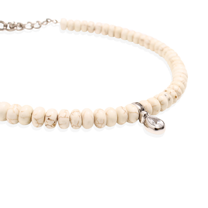 ASTRID Necklace - Magnesite and Silver