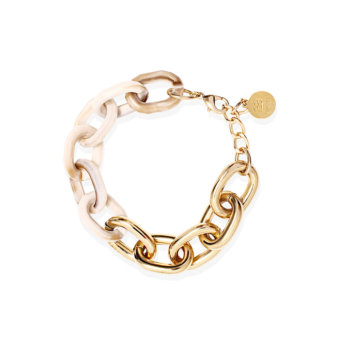 ASTRO Bracelet - Gold and Cream