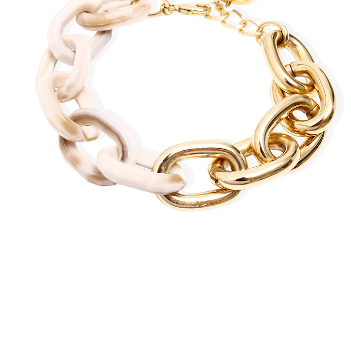 ASTRO Bracelet - Gold and Cream