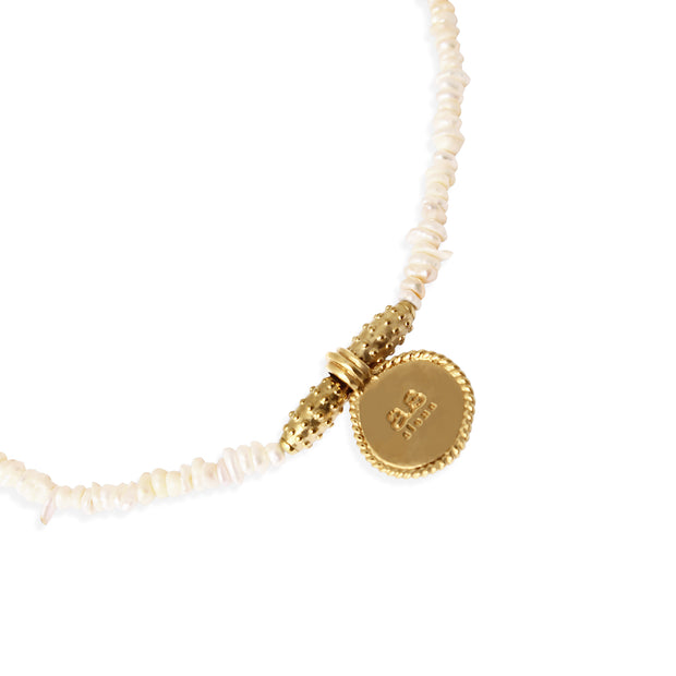 ADELLA Necklace - Gold with Pearls