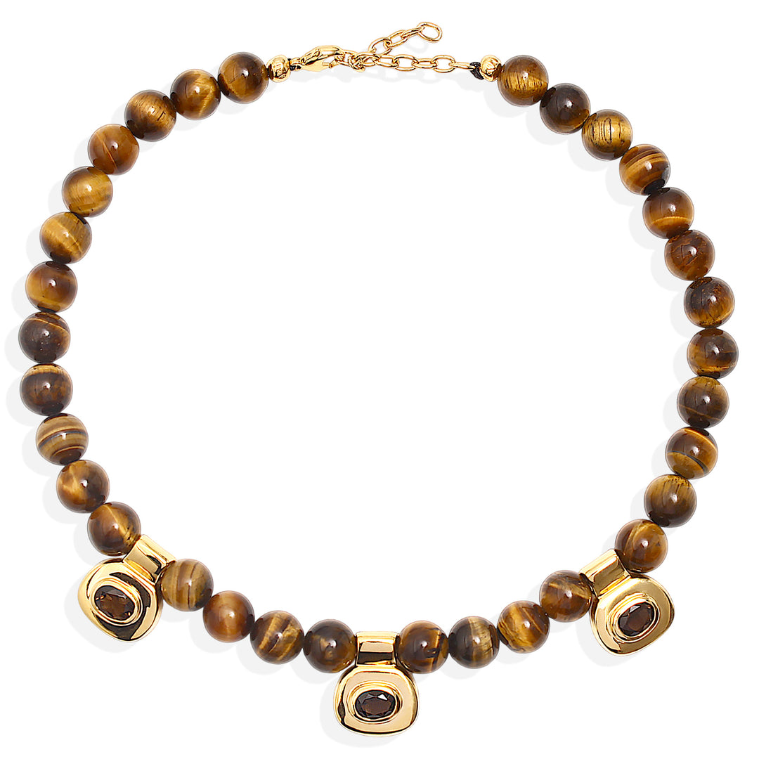 BERNADETTE Necklace - Tiger's Eye