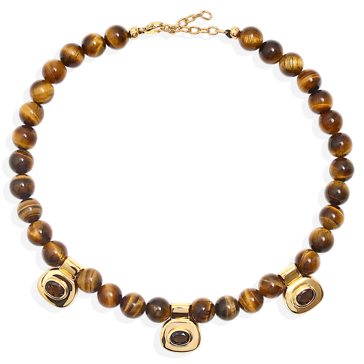 BERNADETTE Necklace - Tiger's Eye