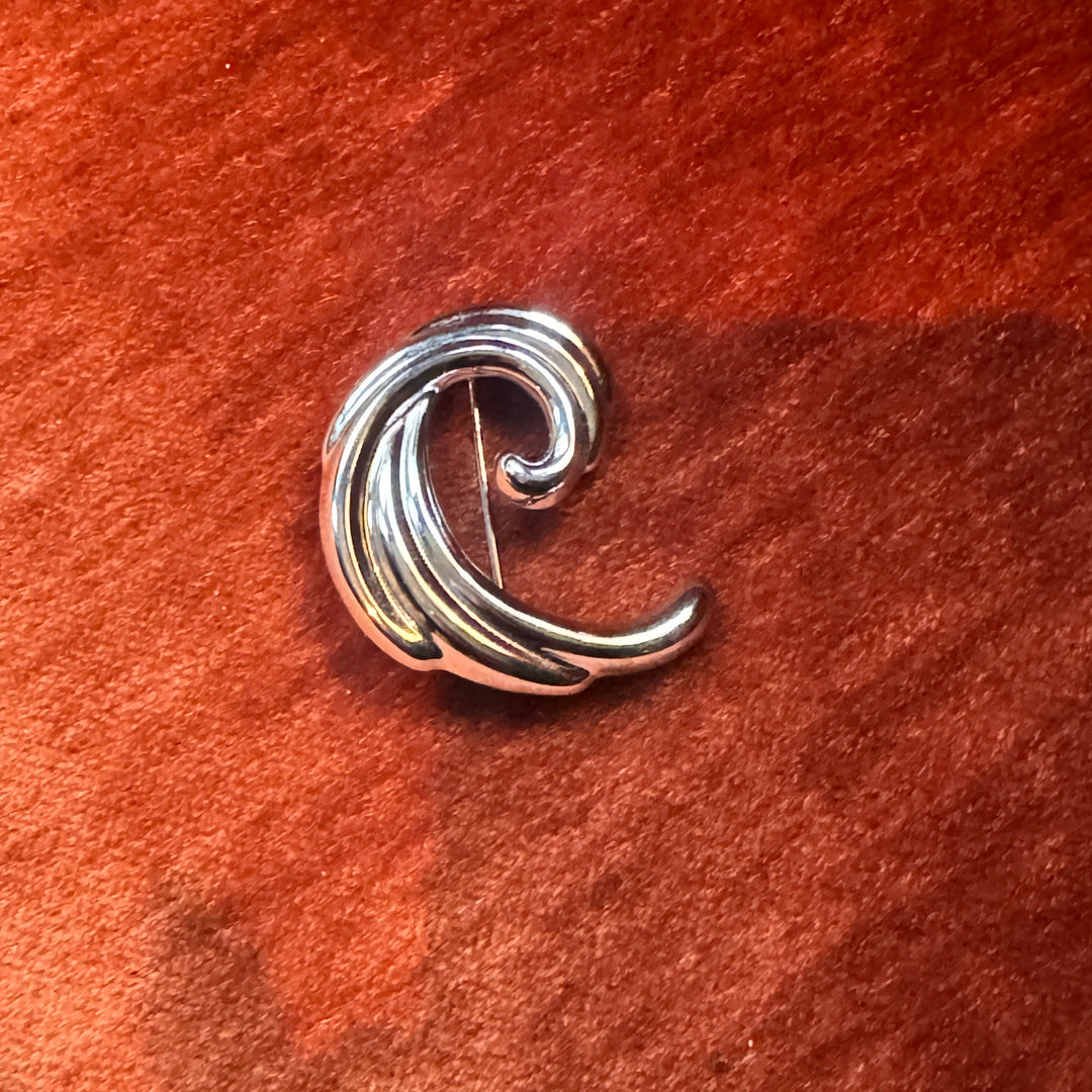 TIDES Brooch - Silver