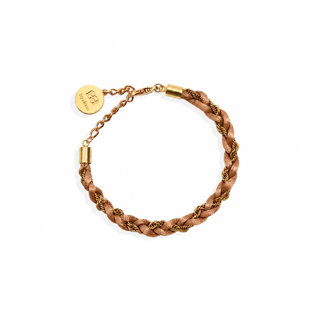 GISELLE Bracelet - Gold and Tobacco