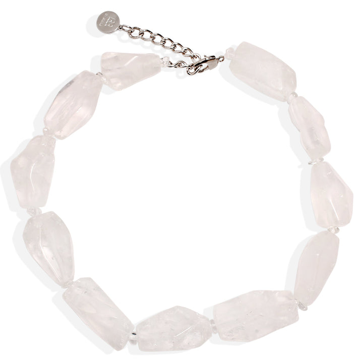 CHER Necklace - Quartz and Silver