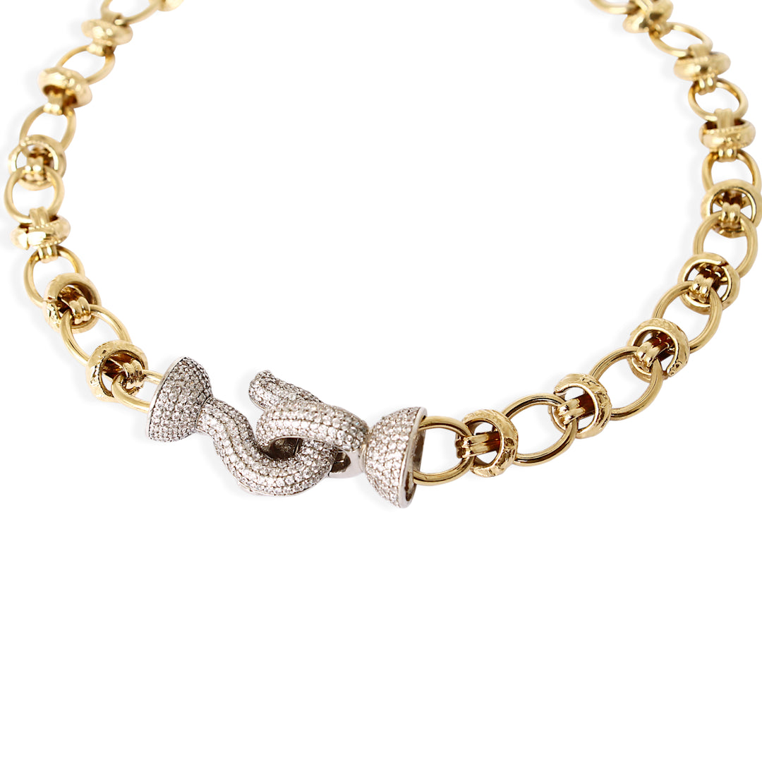 CHIARA Necklace - Gold with Silver