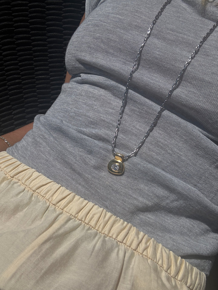 CLEMENCE Necklace - Gold and Silver