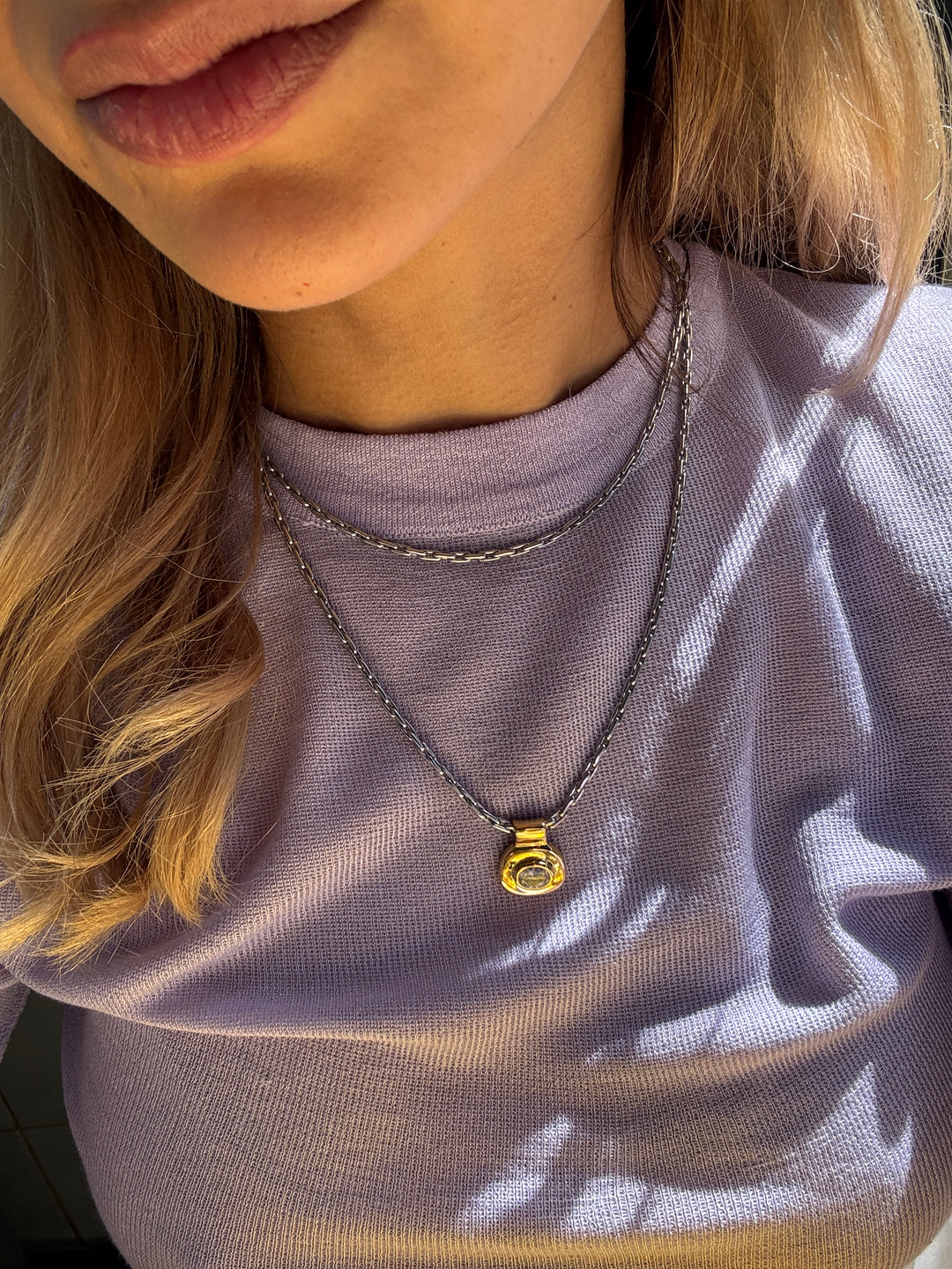 CLEMENCE Necklace - Gold and Silver