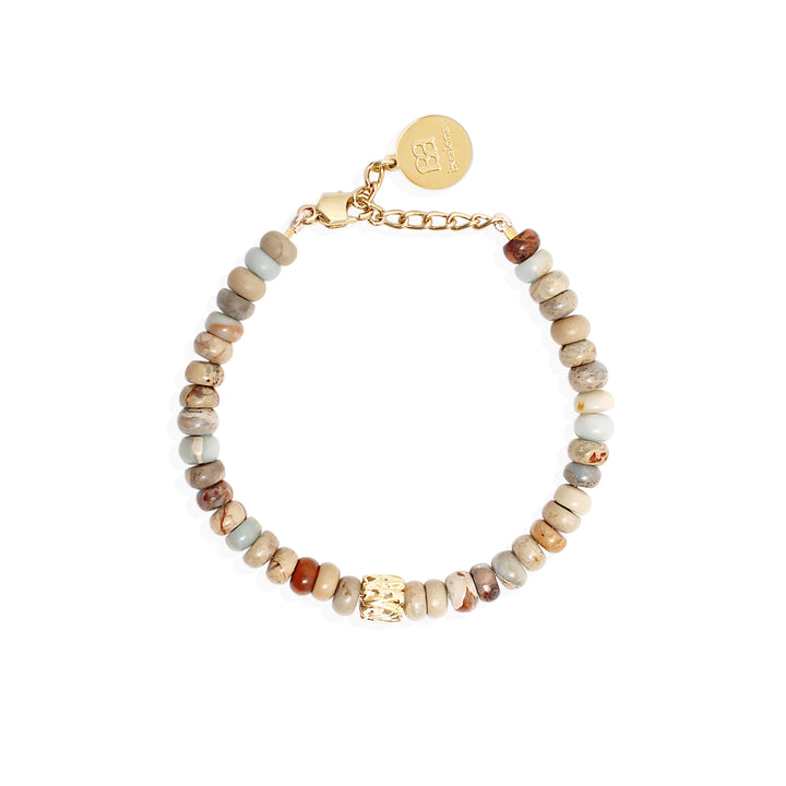 DUNAWAY Bracelet - Aquaterra Jasper and Gold