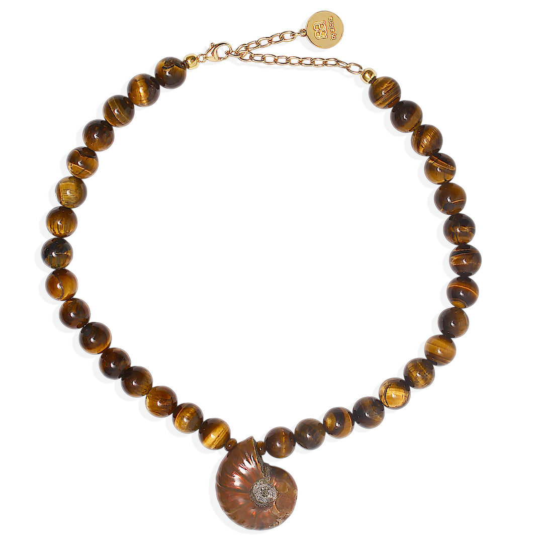 ELISE Necklace - Tiger's eye
