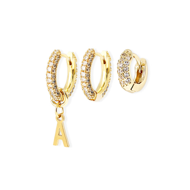 HANNAH'S TRIO Earrings - Gold