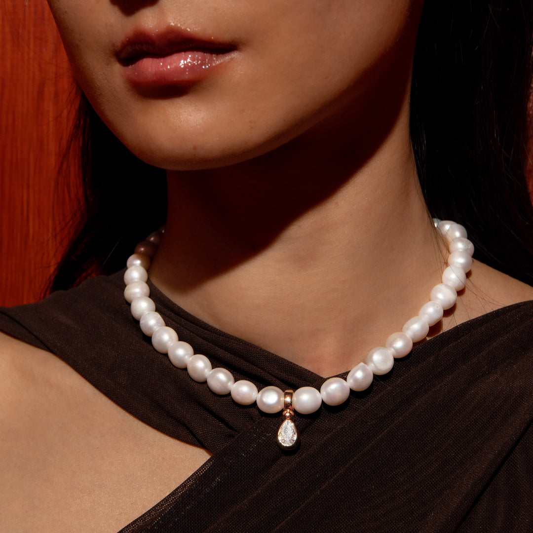 HEAVEN Necklace -  Pearl and Gold (Pre-Order)