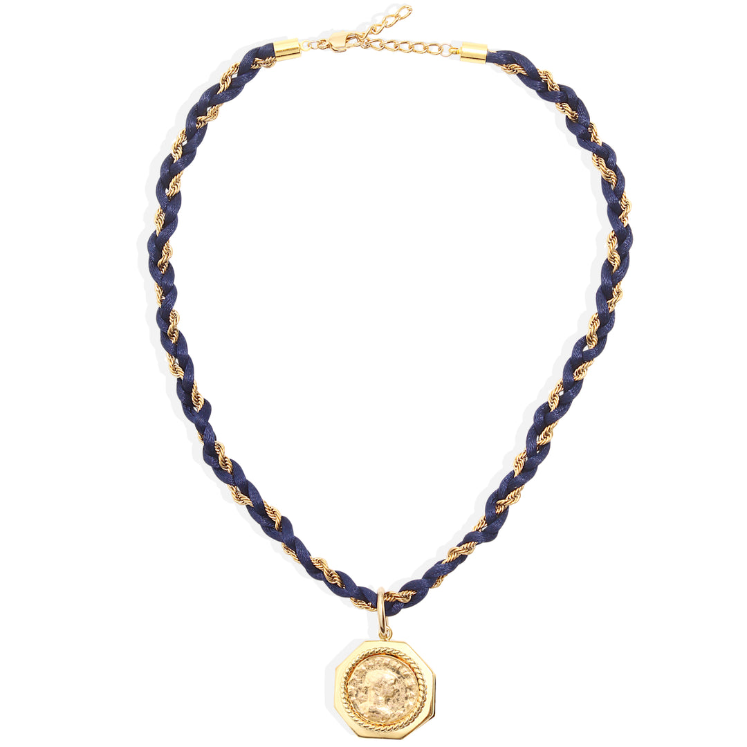 GISELLE Necklace - Gold and Midnight (Pre-Order)