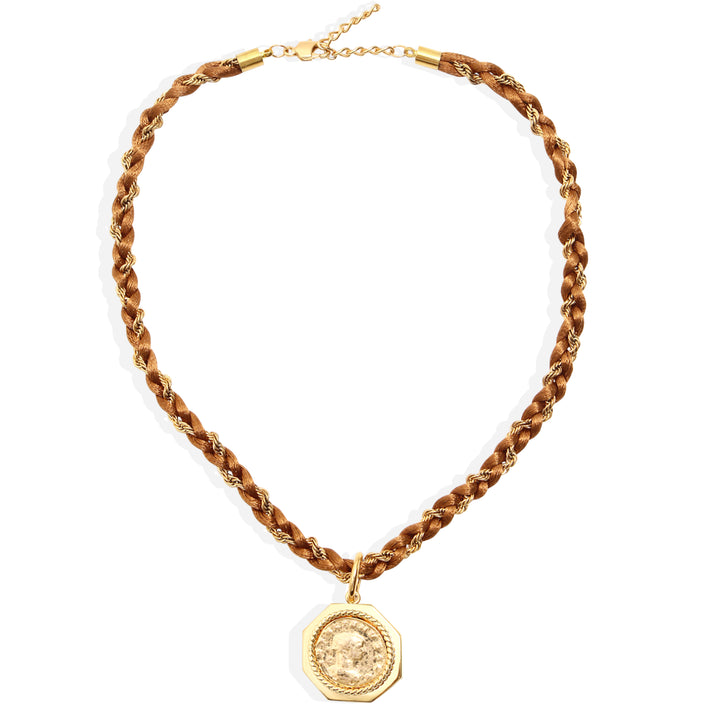 GISELLE Necklace - Gold and Tobacco (Pre-Order)