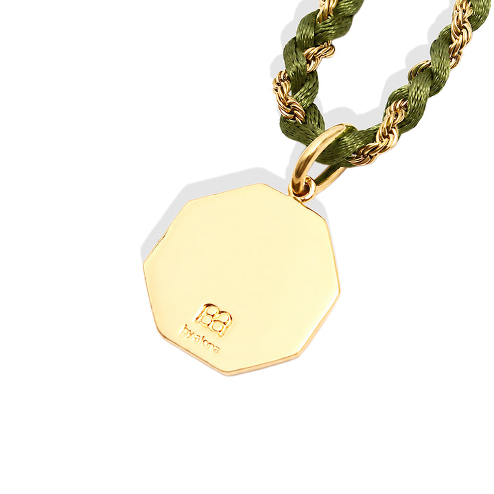 GISELLE Necklace - Gold and Olive (Pre-Order)