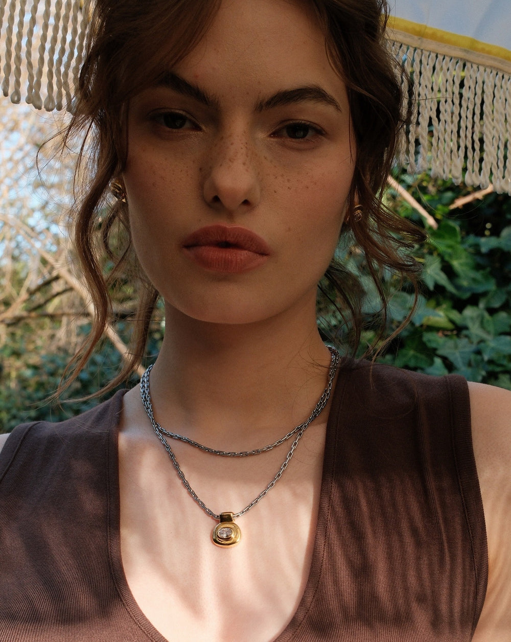 CLEMENCE Necklace - Gold and Silver