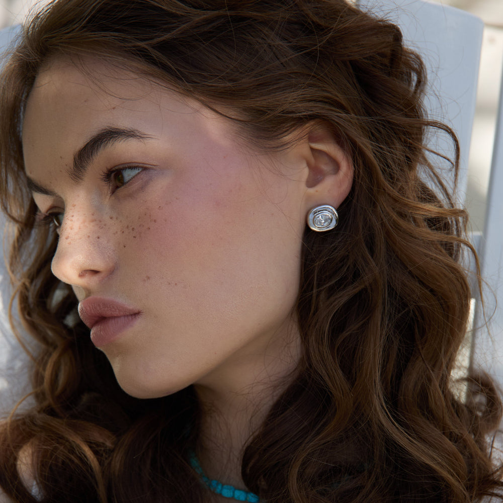 INES Earrings - Silver