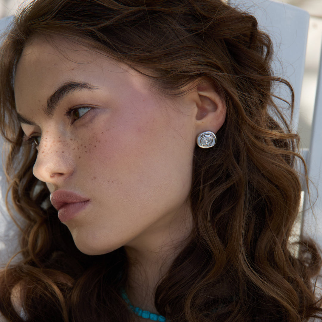 INES Earrings - Silver