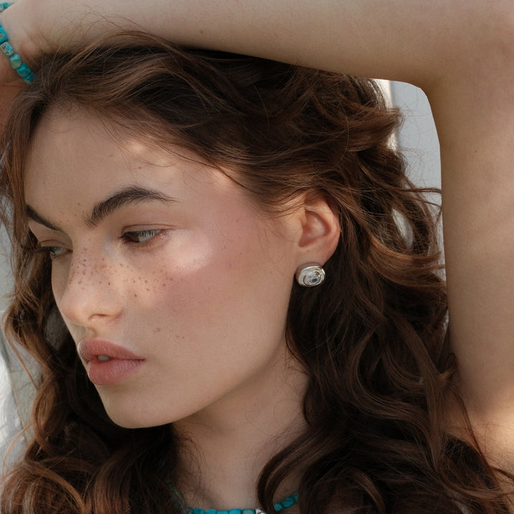 INES Earrings - Silver