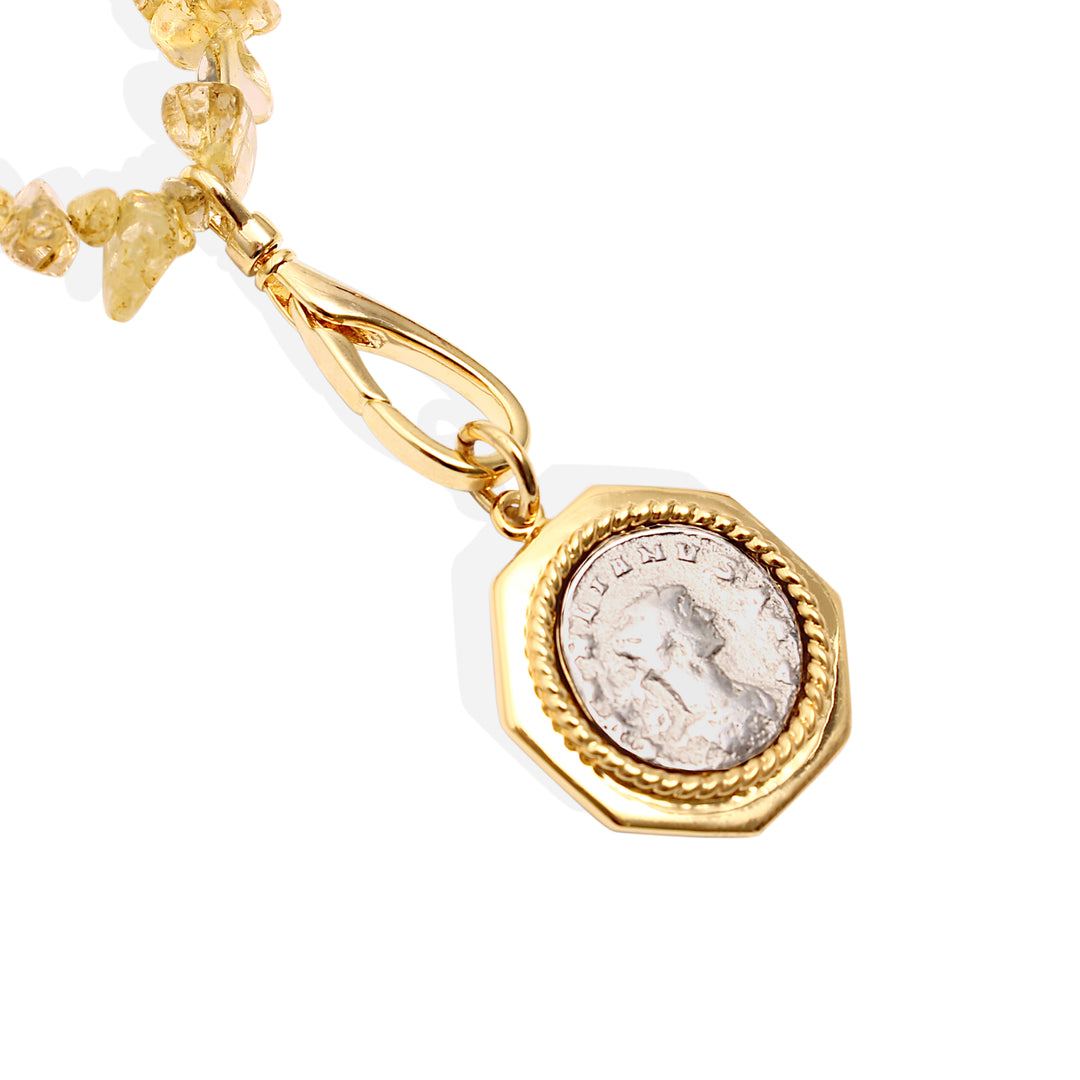 ISADORA Necklace - Gold and Citrine