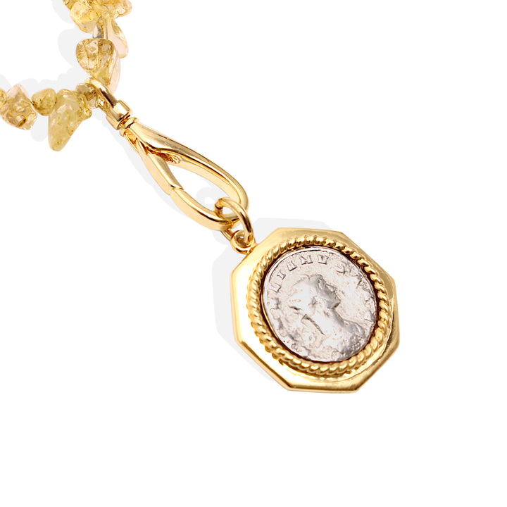 ISADORA Necklace - Gold and Citrine