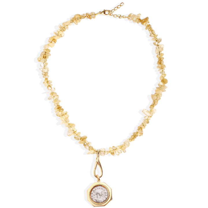 ISADORA Necklace - Gold and Citrine
