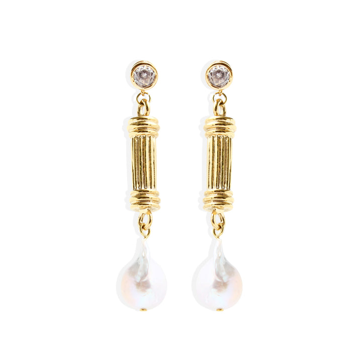 LILA Pearl Earrings - Gold