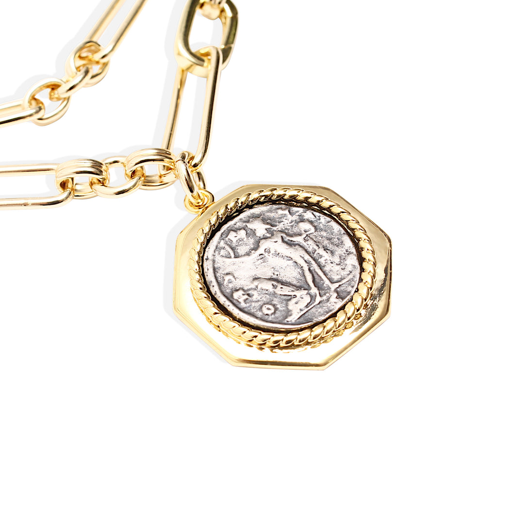 LUCIENNE Necklace - Gold and Citrine