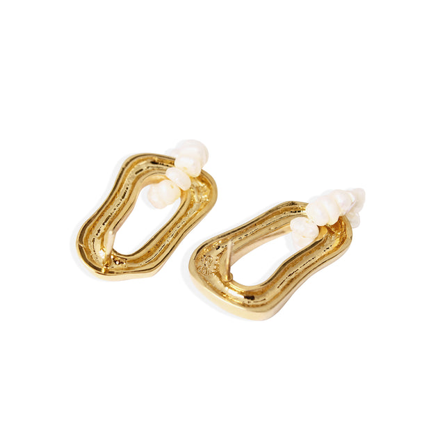 LEONA PEARL Earrings - Gold