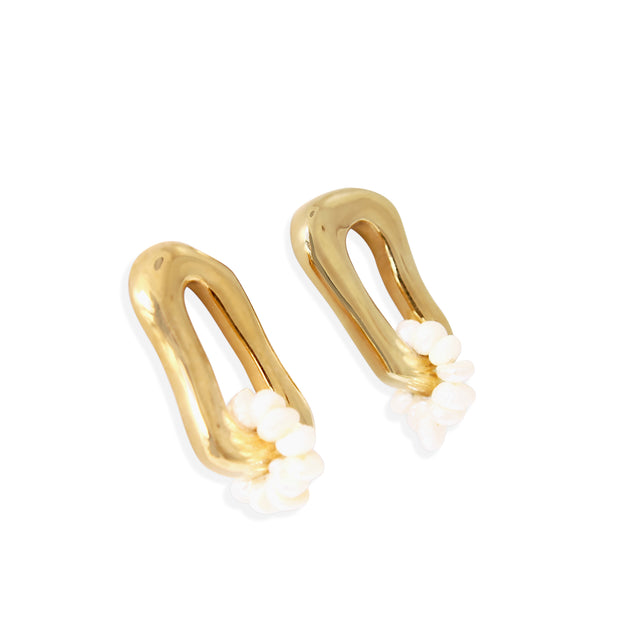 Leona pearl earrings Clearance