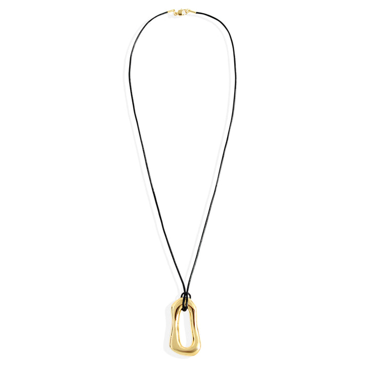 CHIANTI Necklace - Gold with Leather *PRE-ORDER*