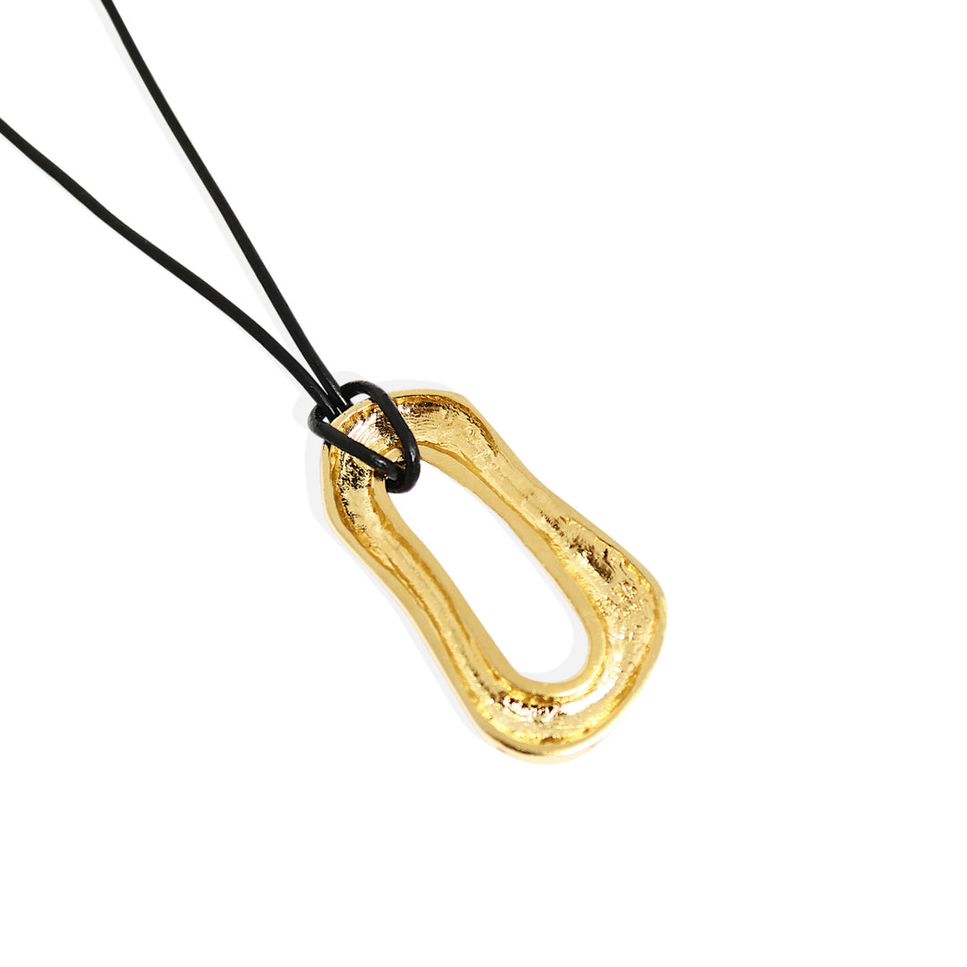 CHIANTI Necklace - Gold with Leather *PRE-ORDER*