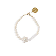 NIXIE Bracelet - Pearl and Gold