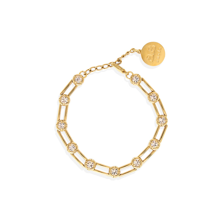 OLYMPIA Bracelet - Gold with CZ