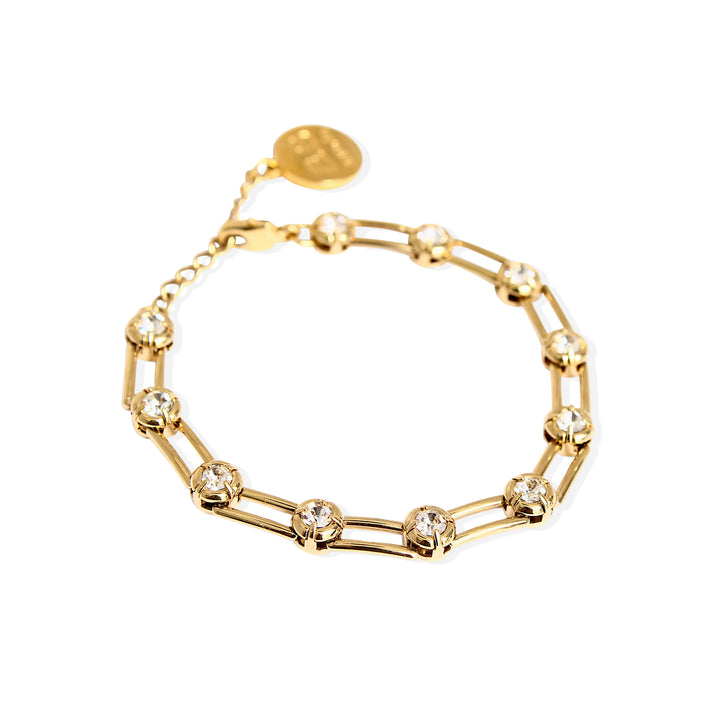 OLYMPIA Bracelet - Gold with CZ