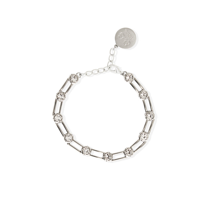 OLYMPIA Bracelet - Silver with CZ