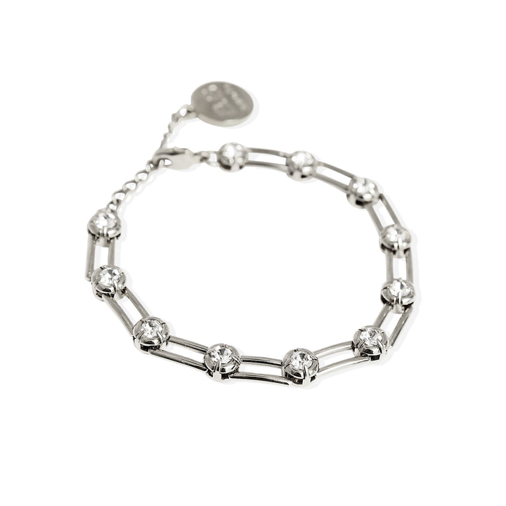 OLYMPIA Bracelet - Silver with CZ