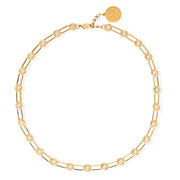 OLYMPIA Necklace - Gold with CZ