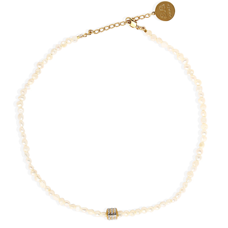 PERLE Necklace - Pearls with Gold