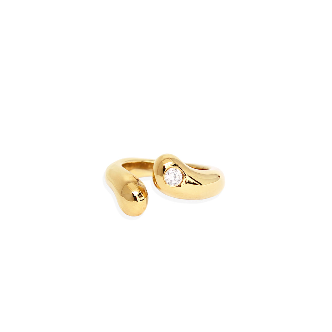 SOIRÉE Ring - Gold with CZ